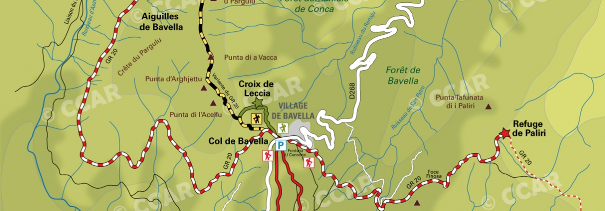 Parcours Col de Bavella